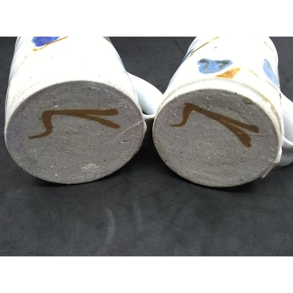 VTG '94 Tomlinson Craft Collection Baltimore Pottery Artisan Signed Mugs 4" - Picture 4 of 12